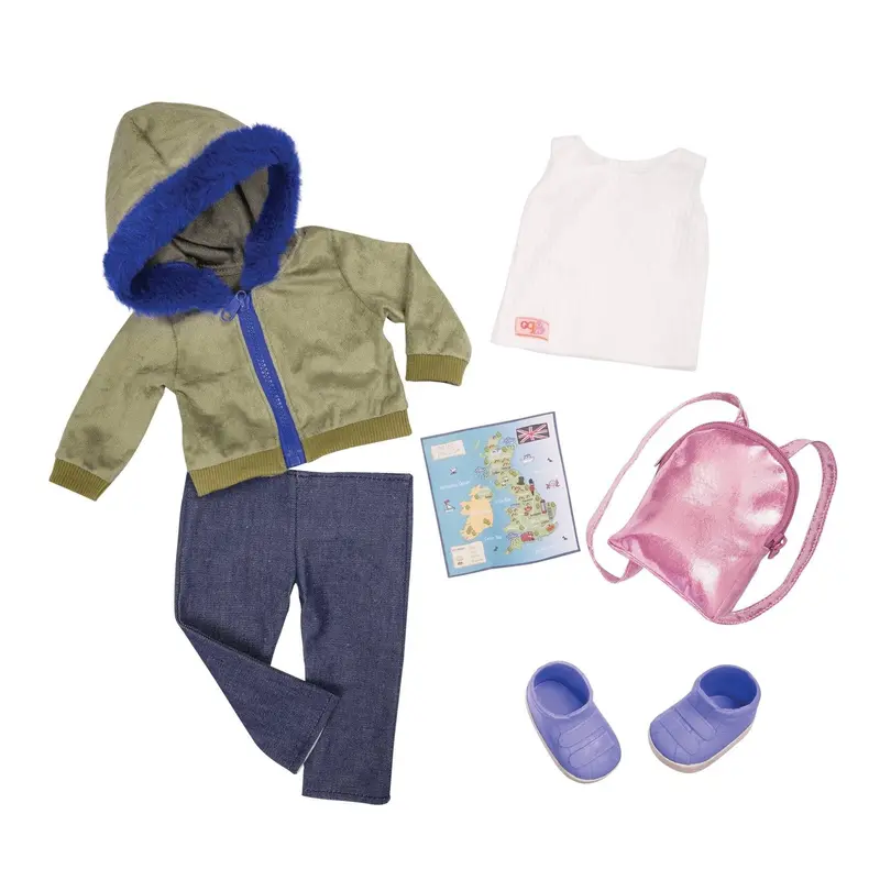 Our Generation Deluxe Outfit BD30403Z For Travelling and Hiking