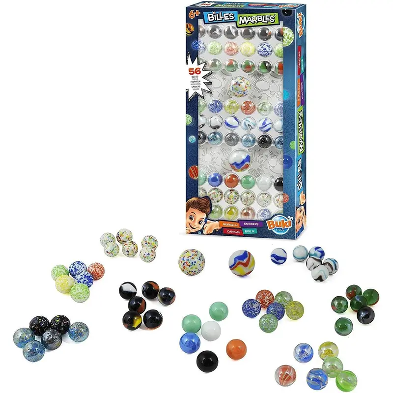 BUKI France - Box of 56 Marbles Education