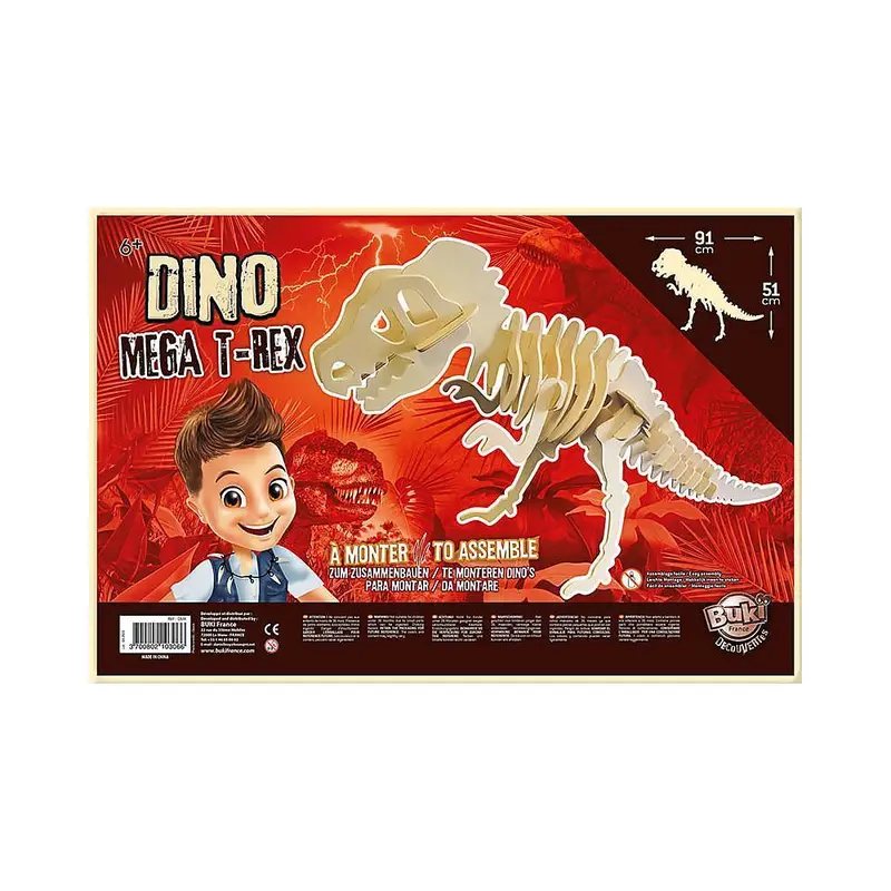 BUKI France D6M - Giant T-rex Dinosaur Kit Education