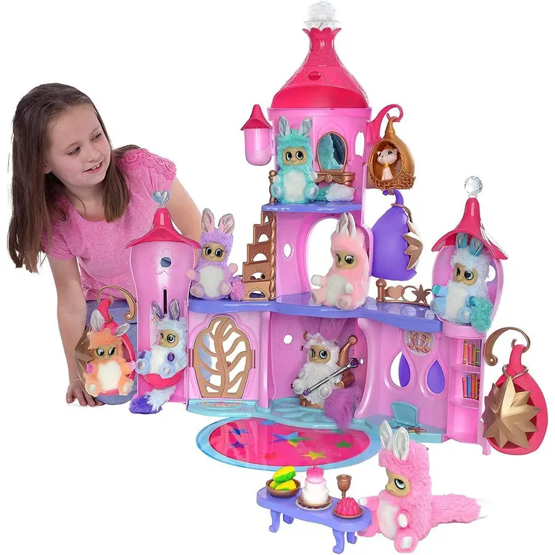 Bush Baby World Shimmer Palace Lightshow Playset with Bush Baby Soft Toy