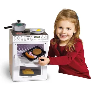 Casdon 477 White Toy Electronic Cooker Playset