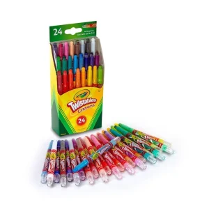 Crayola Mini Twistables Crayons 24 Arts & Crafts
