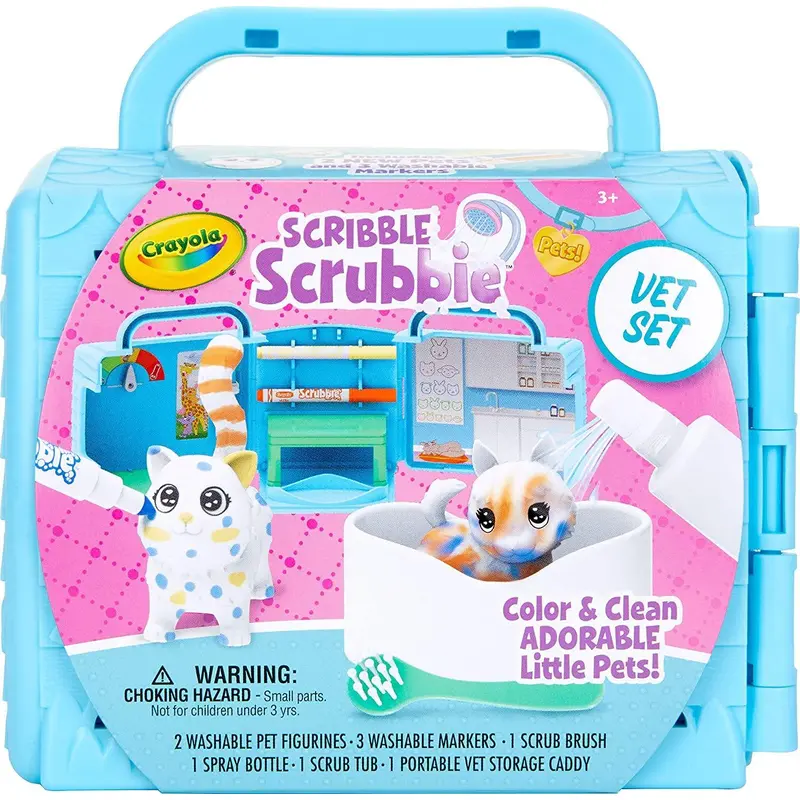 Crayola Washimals Vet Clinic Playset