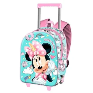 Disney Minnie Unicorn 3D Trolley 38cm School