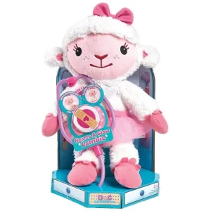 Doc Mcstuffins Disney Doc Mcstuffins Hearts-a-glow Lambie Soft Toy Interactive
