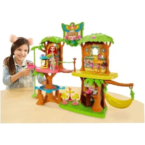 Enchantimals GNC57 JUNGLEWOOD Cafe & PEEKI Parrot Doll Playset