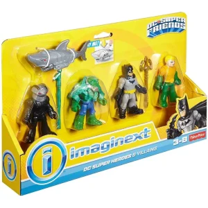 Fisher-Price Imaginext DC Super Friends Heroes and Villains Batman and Aquaman Action Toys & Playsets