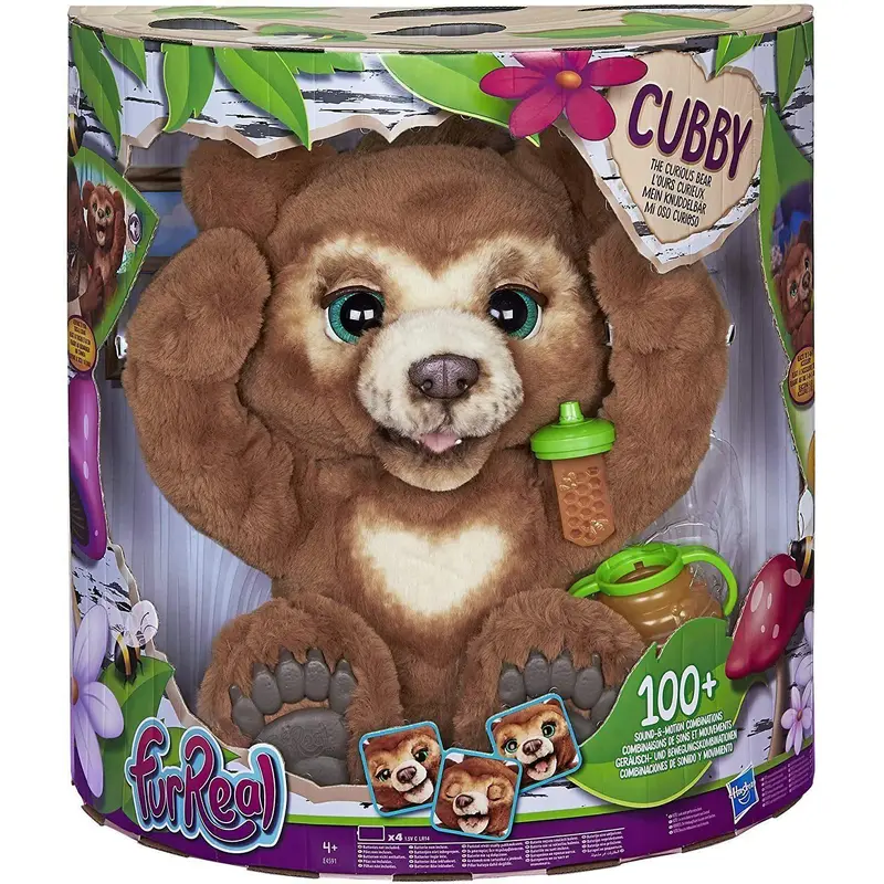 Furreal Friends Cubby The Curious Bear Interactive Plush Toy