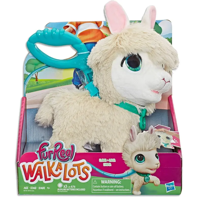 Furreal Walkalots Big Wag Trend Pet Llama Interactive