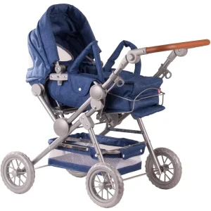GOTZ 3402869 Doll's Pram Denim - Doll Accessories Dolls Accessories