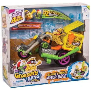 Grossery Gang GGA24000 Delivery Strike Motorbike Collectibles