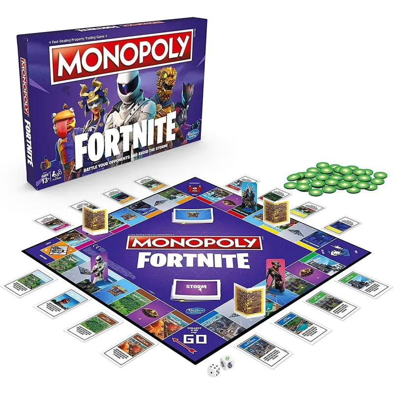 Hasbro Gaming Monopoly Fortnite Edition Board Game Board Games