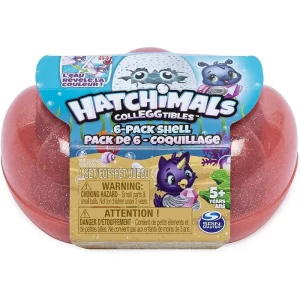 Hatchimals 6046155 Colleggtibles Series 5 Sea Shell, Mixed Colours, Pack of 6 Collectibles