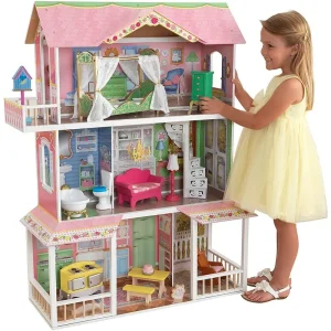 Kidkraft 65851 Sweet Savannah Wooden Dolls House with Furniture