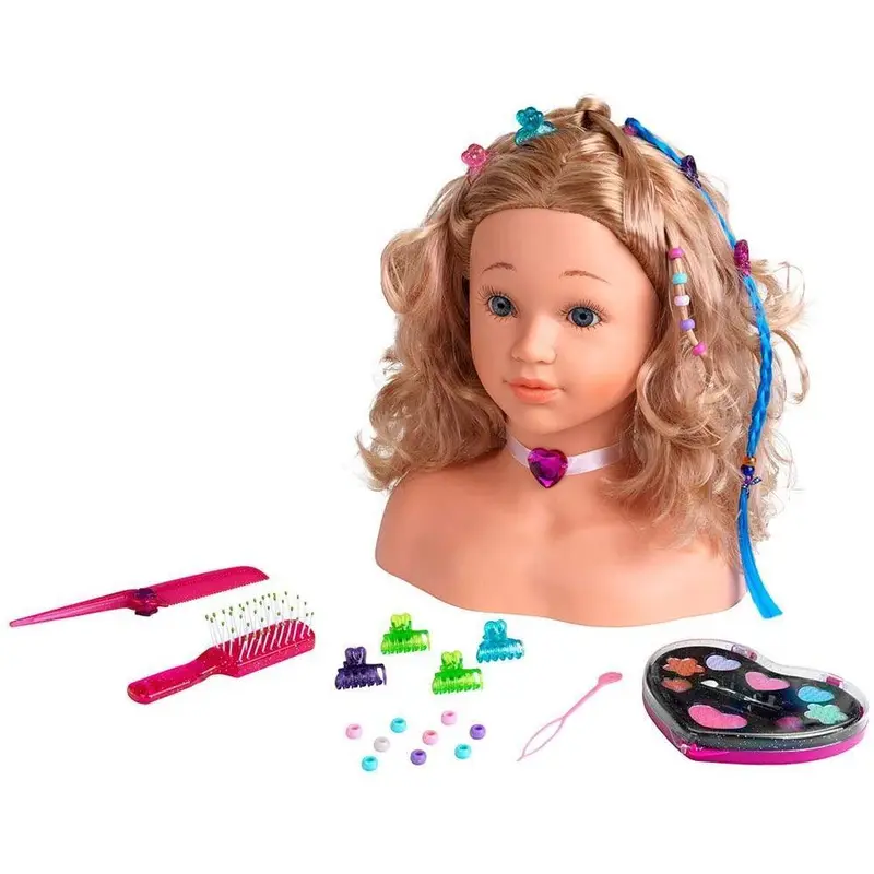 Klein 5240 Princess Coralie Make-up and Hairstyling Head "sophia", Large Dolls