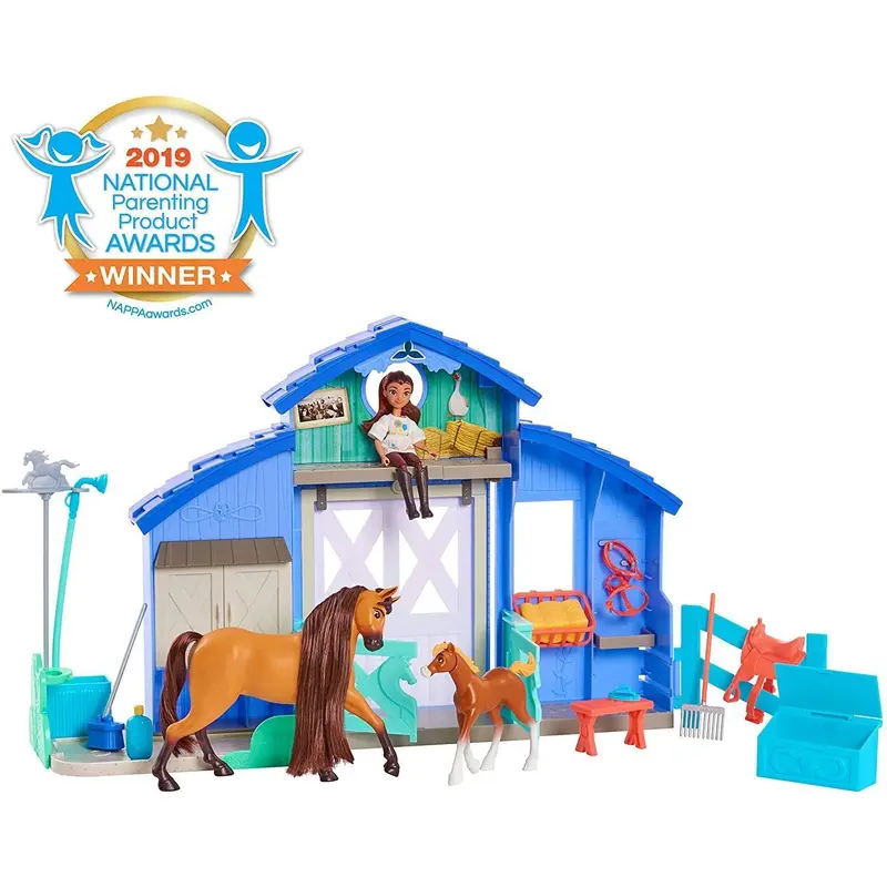 SPIRIT Dreamworks Spirit Riding Free Spirit & Lucky Grooming Paddock Playset