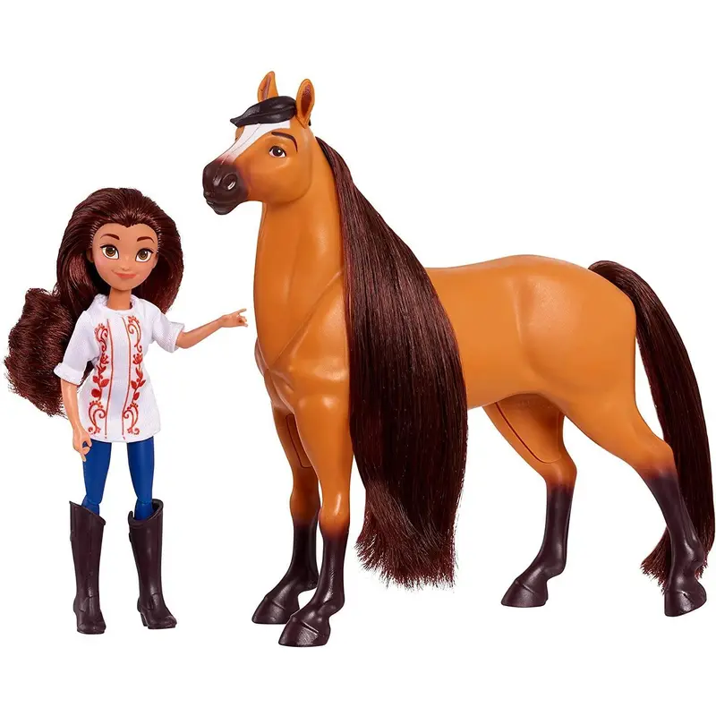 SPIRIT Dreamworks Spirit Small Doll & Classic Horse - Lucky & Spirit Playset