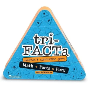 Learning Resources Tri-facta! Addition and Subtraction Game Board Games