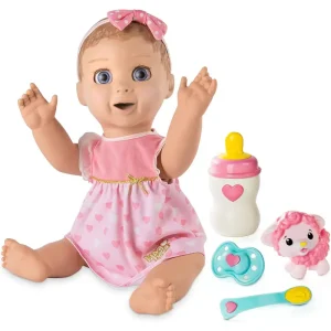 Luvabella Blonde Hair Interactive Baby Doll with Expressions & Movement Dolls
