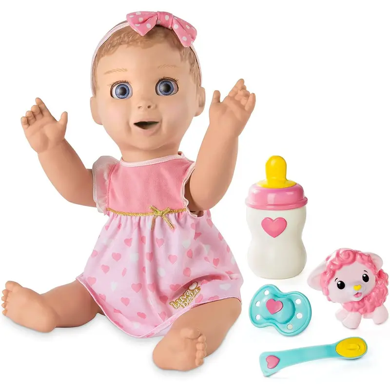 Luvabella Blonde Hair Interactive Baby Doll with Expressions & Movement Dolls