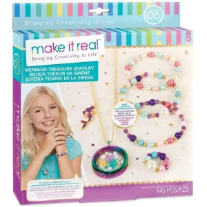 Make It Real 1306 - Mermaid Treasure Jewellery Making Kit Arts & Crafts