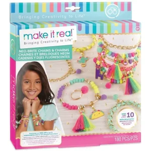 Make It Real Neo-brite Gold Jewellery Making Kit Arts & Crafts