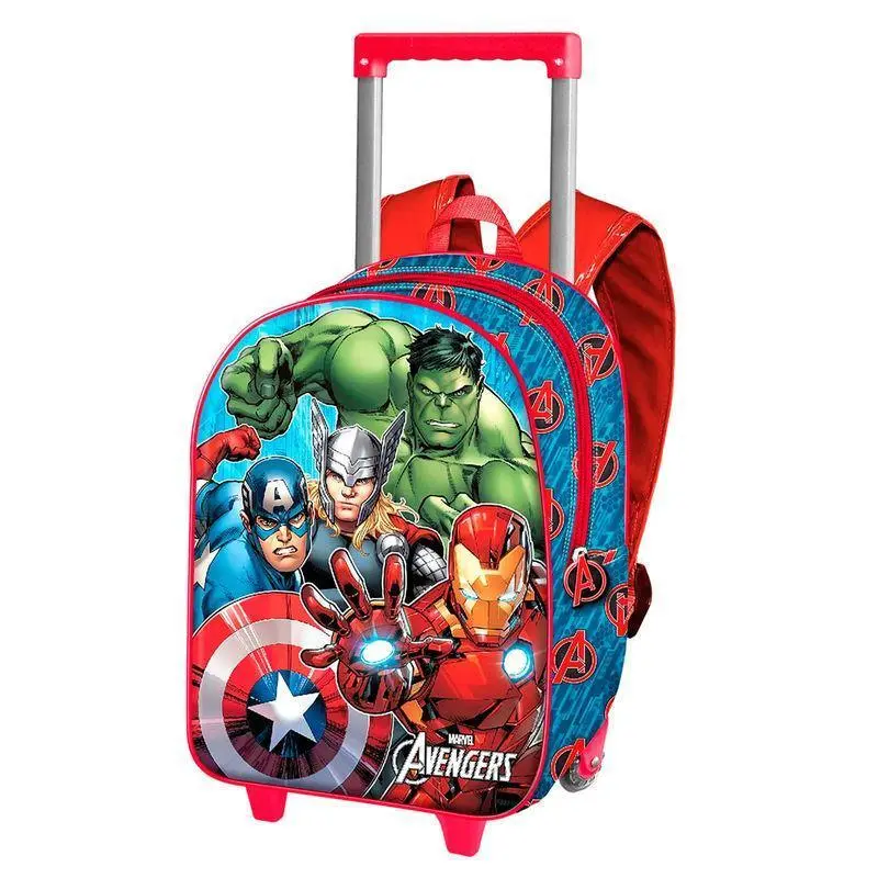 Marvel Avengers 3D Trolley 34cm School