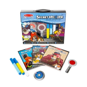Melissa & Doug 15238 Secret Decoder Deluxe Activity Set - On The Go Arts & Crafts