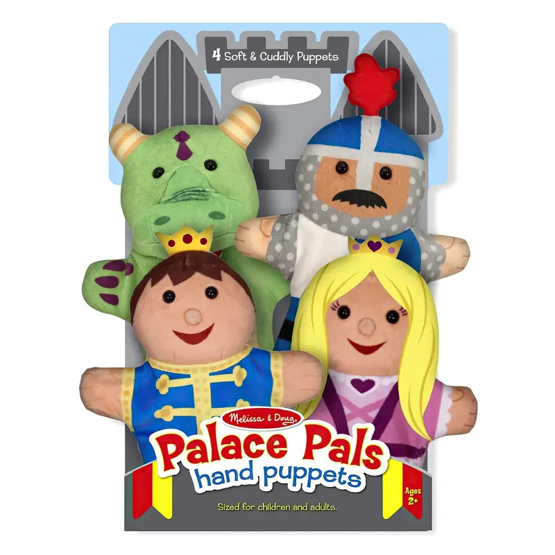 Melissa & Doug Palace Pals Hand Puppets (set of 4) Pretend Play