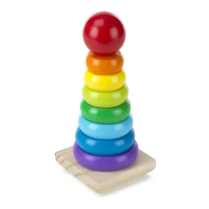 Melissa & Doug Rainbow Stacker Classic Toy Baby & Toddler