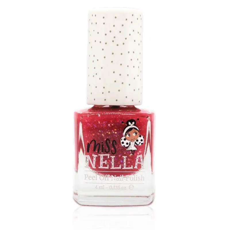 Miss Nella Sugar Hugs Glitter 4ml Peel off Kids Nail Polish Beauty