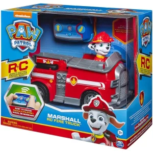 PAW Patrol PAW Patrol, Marshall Remote Control Fire Truck with 2-way Steering, For Kids Aged 3 and Up Action Toys & Playsets