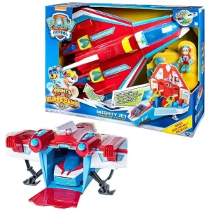 PAW Patrol Super Paws Mighty Jet Command Center Playset