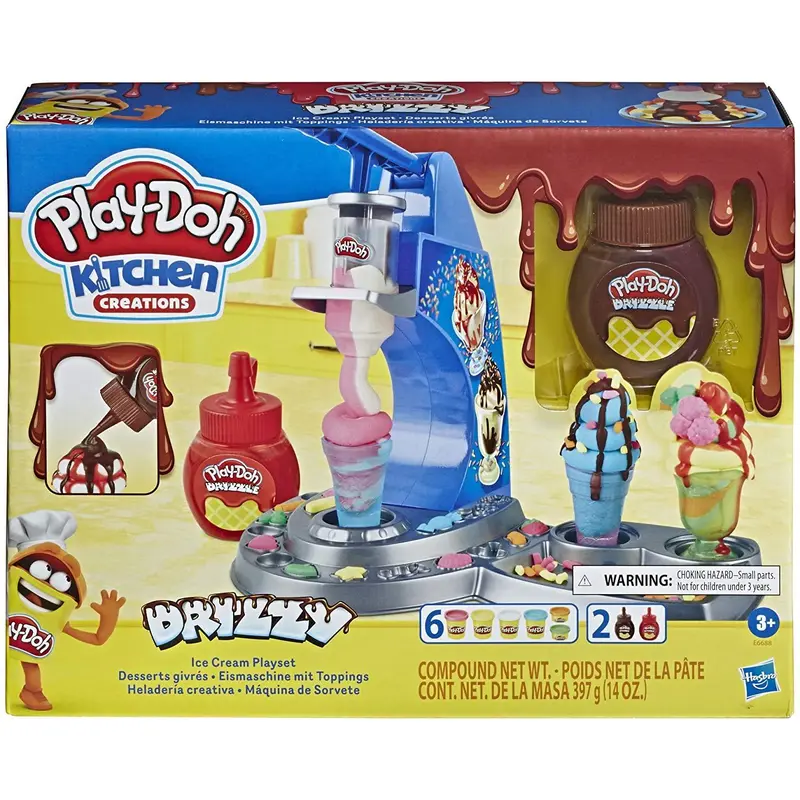 Play-doh Kitchen Creations Drizzy Ice Cream Playset