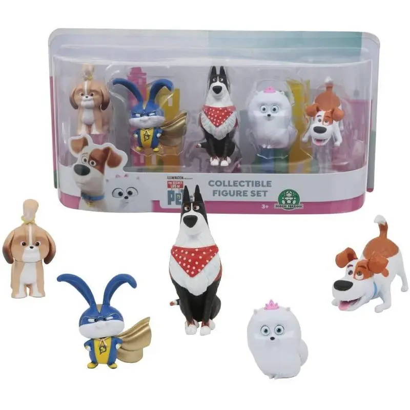Pets 2 Secret Life of Pets 2 Blister Pack of 5 Jointed Figures Collectibles