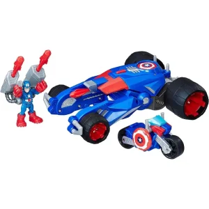 Playskool E0156 Sha Captain America Tank Marvel Figures and Playset Action Toys & Playsets