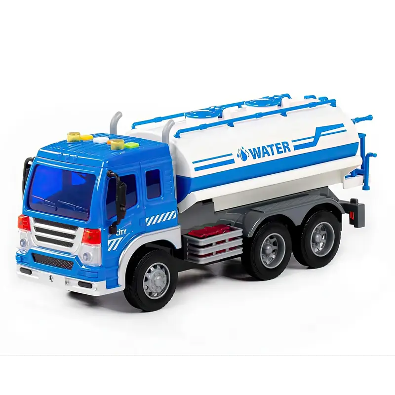 Polesie City Water Tank Sprinkler Truck - Friction-powered