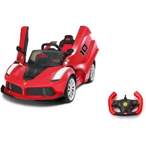 RICCO Genuine Official Licensed La Ferrari FXXK 12V Battery Ride-on Car with 2-motors & Remote Control Ride-on Toys