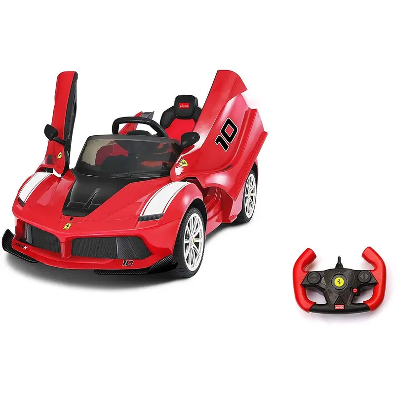 RICCO Genuine Official Licensed La Ferrari FXXK 12V Battery Ride-on Car with 2-motors & Remote Control Ride-on Toys