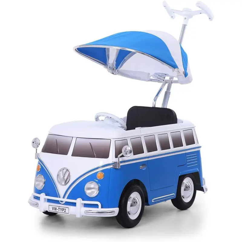 Rollplay Germany Push Car with Adjustable Footrest VW Bus T1 (type 2) Ride-on Toys