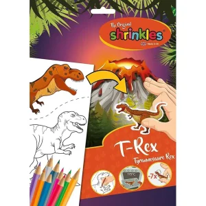 Shrinkles WZ082 Craft Kit Dinosaur T-rex Arts & Crafts