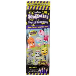 Smiggle Smelly Squigglers Surprise Scented Pencils X 4 Pack Stationery