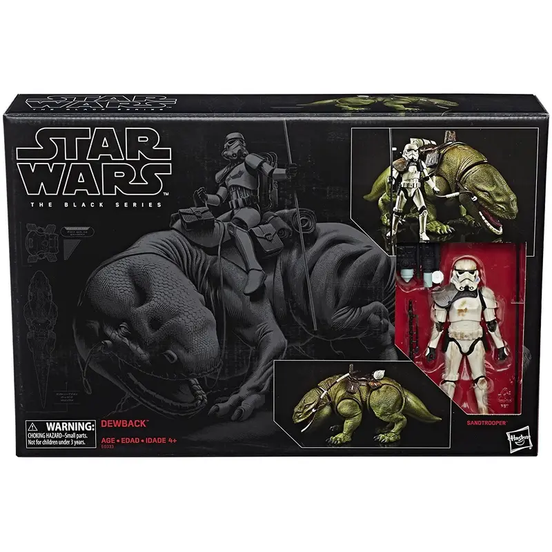 Star Wars The Black Series Dewback and Sandtrooper Figure
