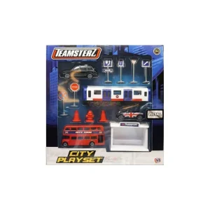 Teamsterz 3 Die-cast City Playset Cars