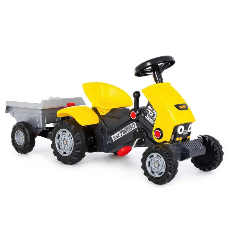 Turbo 2 Pedal Tractor and Trailer Ride-on