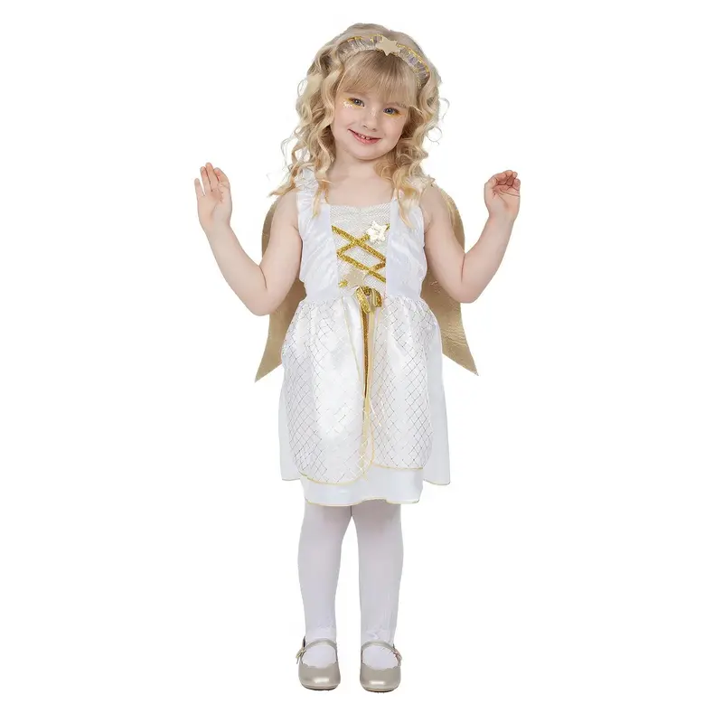 Angel Girl Deluxe Kids Fancy Dress Costume - Size XXS
