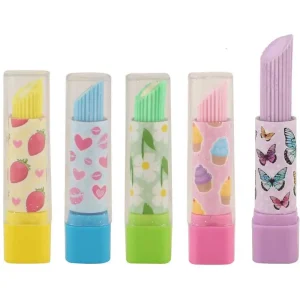 Fun Stationery Eraser Lipstick - Assortment