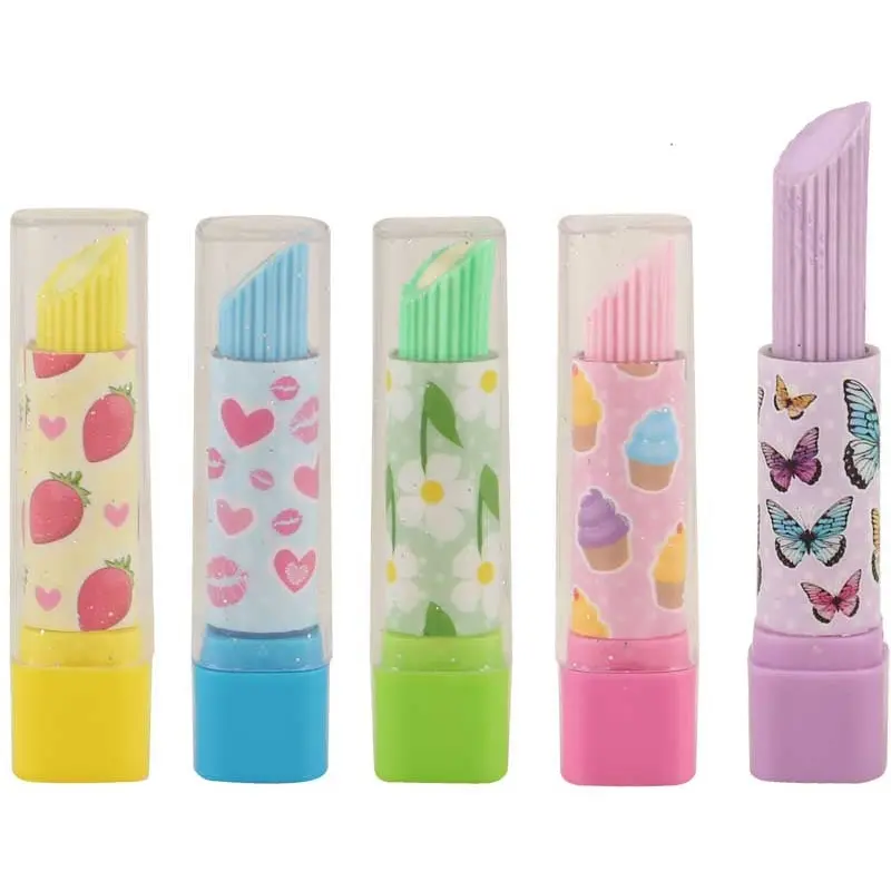 Fun Stationery Eraser Lipstick - Assortment