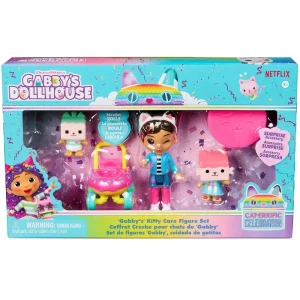 Gabby's Dollhouse Kitty Care Figure Set