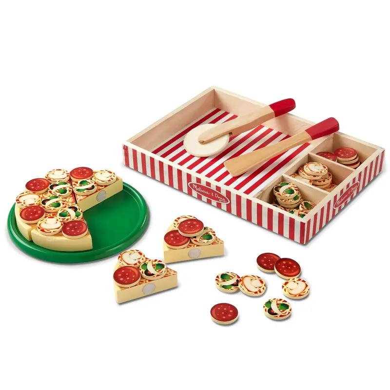 Melissa & Doug 10167 Pizza Party - Wooden Play Food